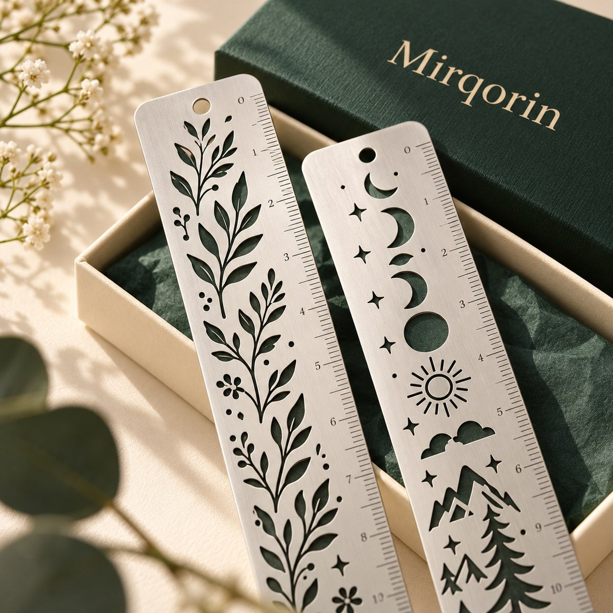 Mirqorin Outline — Planner Stencil Library — detail